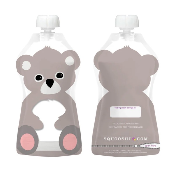 SQUOOSHI REUSABLE FOOD POUCH | LARGE 6 PACK - 5 OZ. - Picture 4 of 9